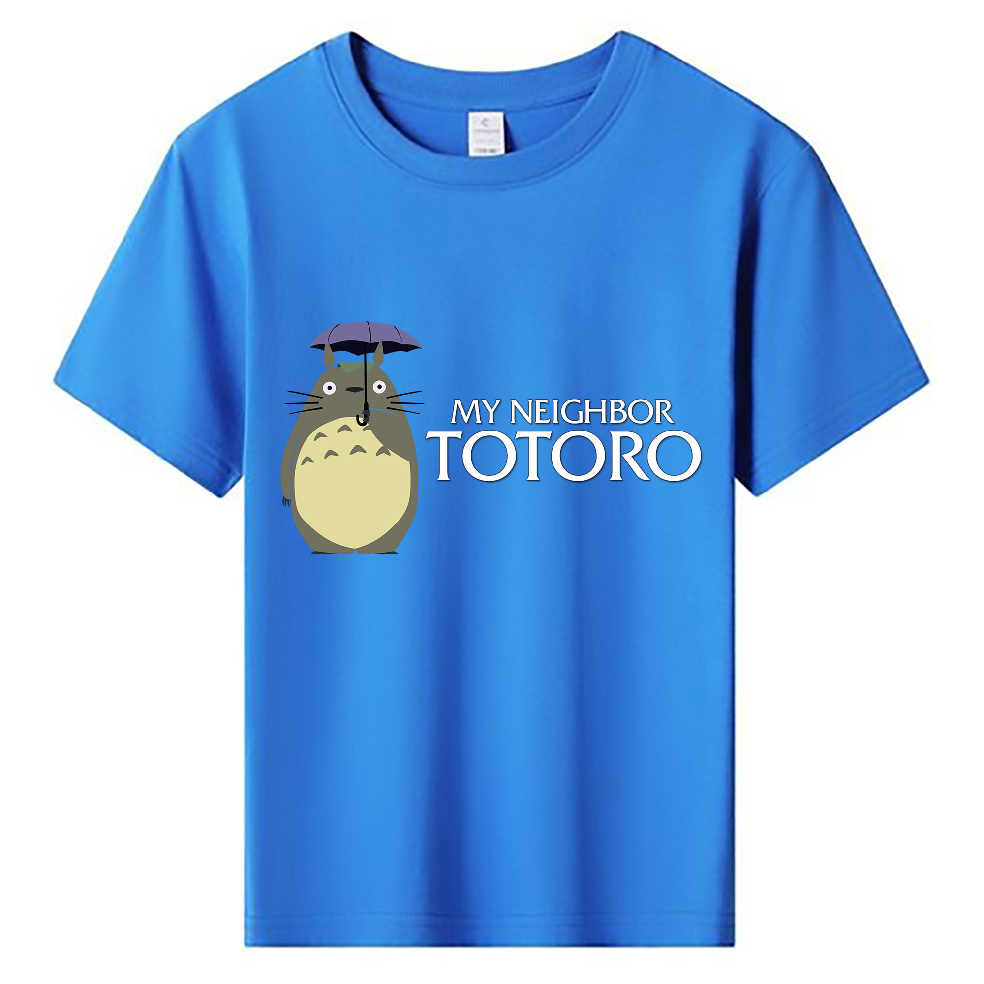 （画像用） となりのトトロ 草壁メイ 草壁サツキ My Neighbor Totoro Satsuki Kusakabe Mei Kusakabe 綿100％キッズTシャツ（フロントプリント）